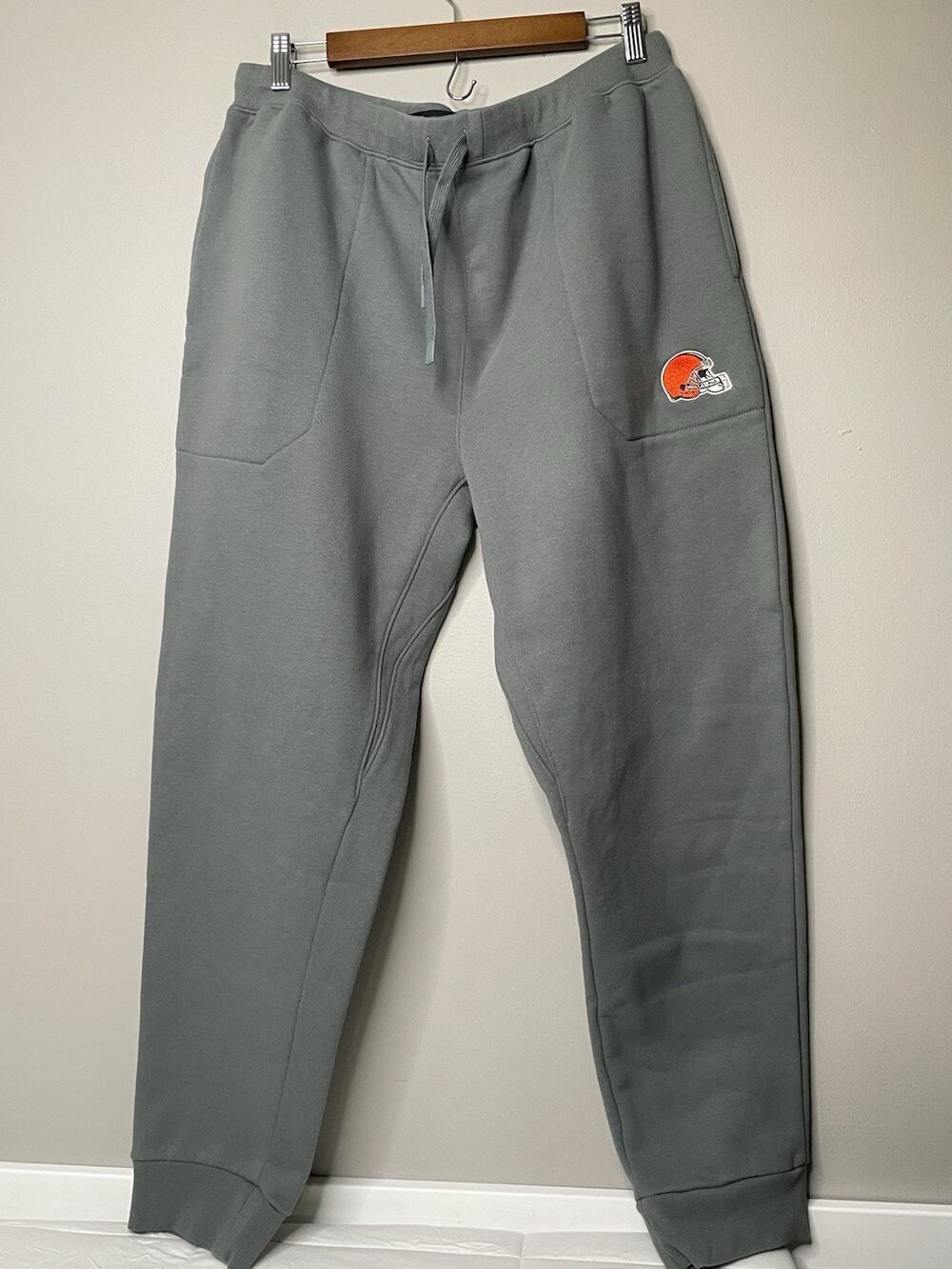 NFL x Darius Rucker Cleveland Browns Fleece Jogger Sweatpants Gray Mens XL